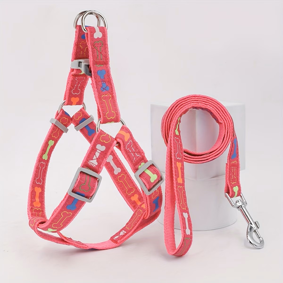 D Ring Strap - Harnais réglable pour chien avec boucle