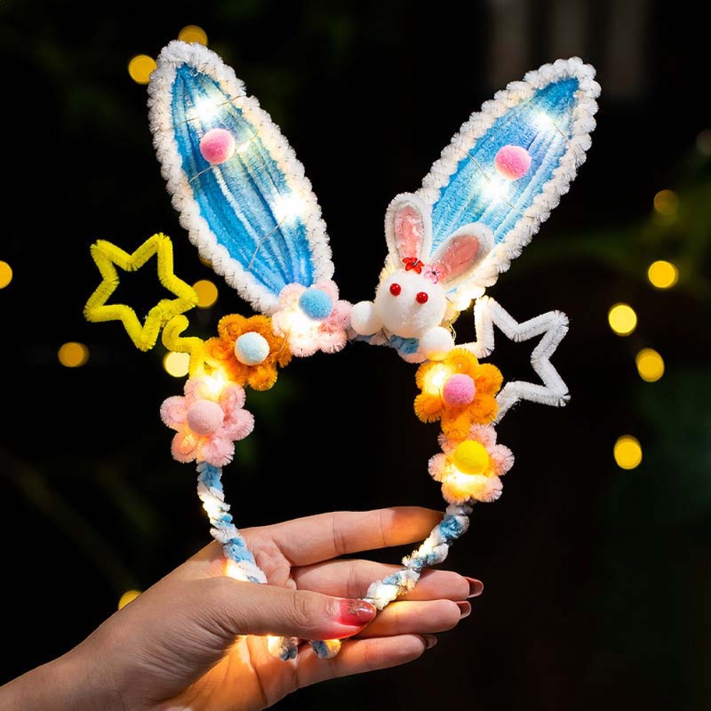 Cosplay Prop Making - Serre-tête Lapin Lumineux Fait Main, Bandeau