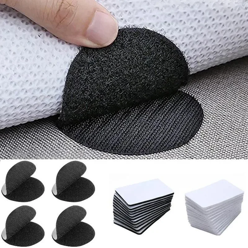 Velcro Hook Loop - Autocollants en fibre de soie pour