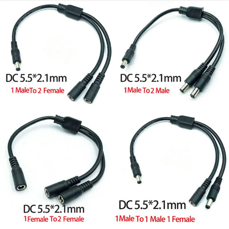 Led El Wire - Connecteur DC 5.5mm x 2.1mm, 1