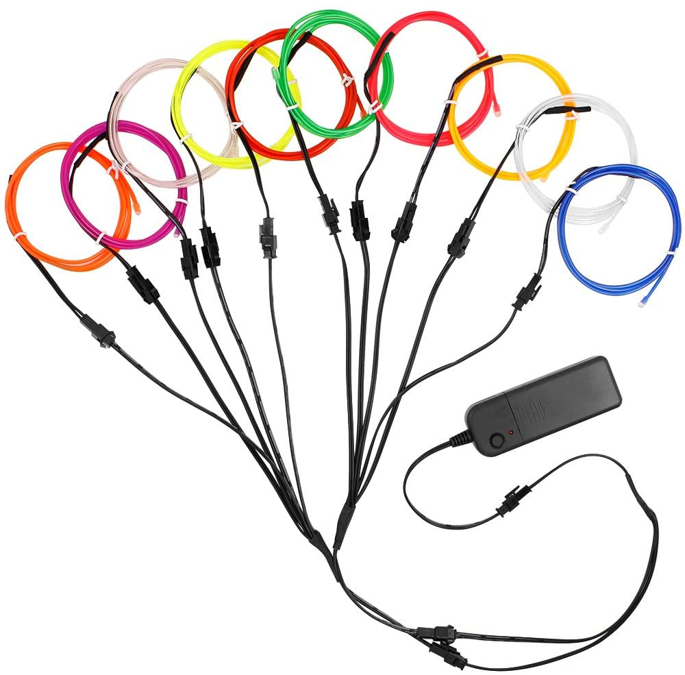Led El Wire - Câble métallique lumineux 5 en 1