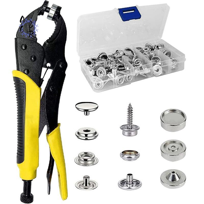 Snap Plier Setter - Kit d'outils de fixation à pression