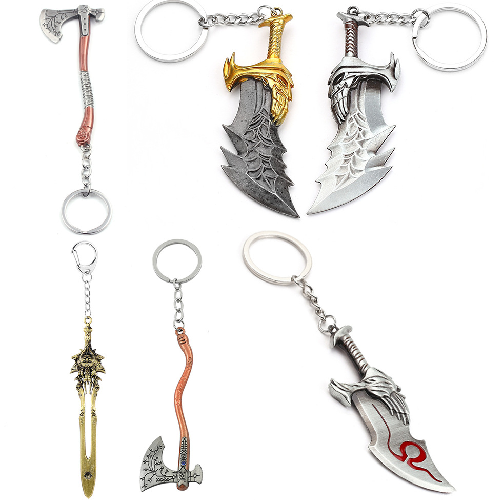 Cosplay Prop Dagger - Porte-clés God of War 4 Kratos,