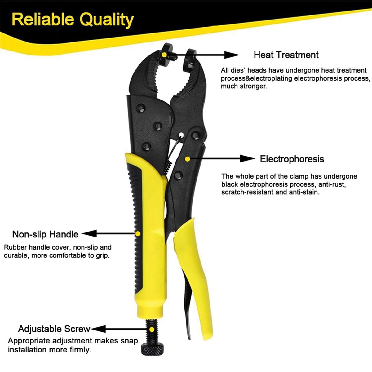 Snap Plier Setter - Kit d'outils de pose de boutons-pression