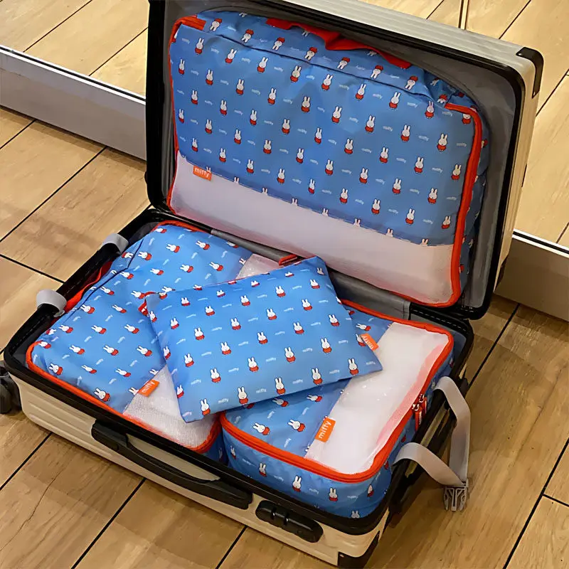 Cosplay Prop Business - Sac de rangement imprimé Kawaii Miffy,