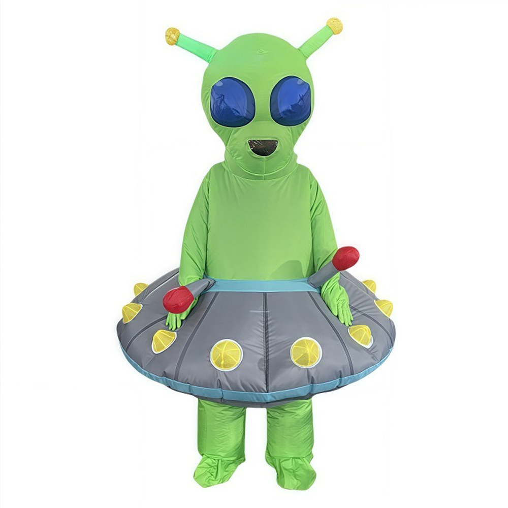 Cosplay Prop Business - Costume gonflable vert OVNI Alien, couvrant