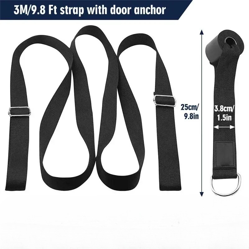 D Ring Strap - Sangle de stretching 3M pour yoga,