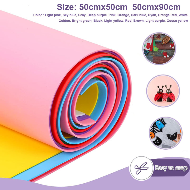 Eva Foam Sheet - Feuilles de mousse Eva colorées, 1