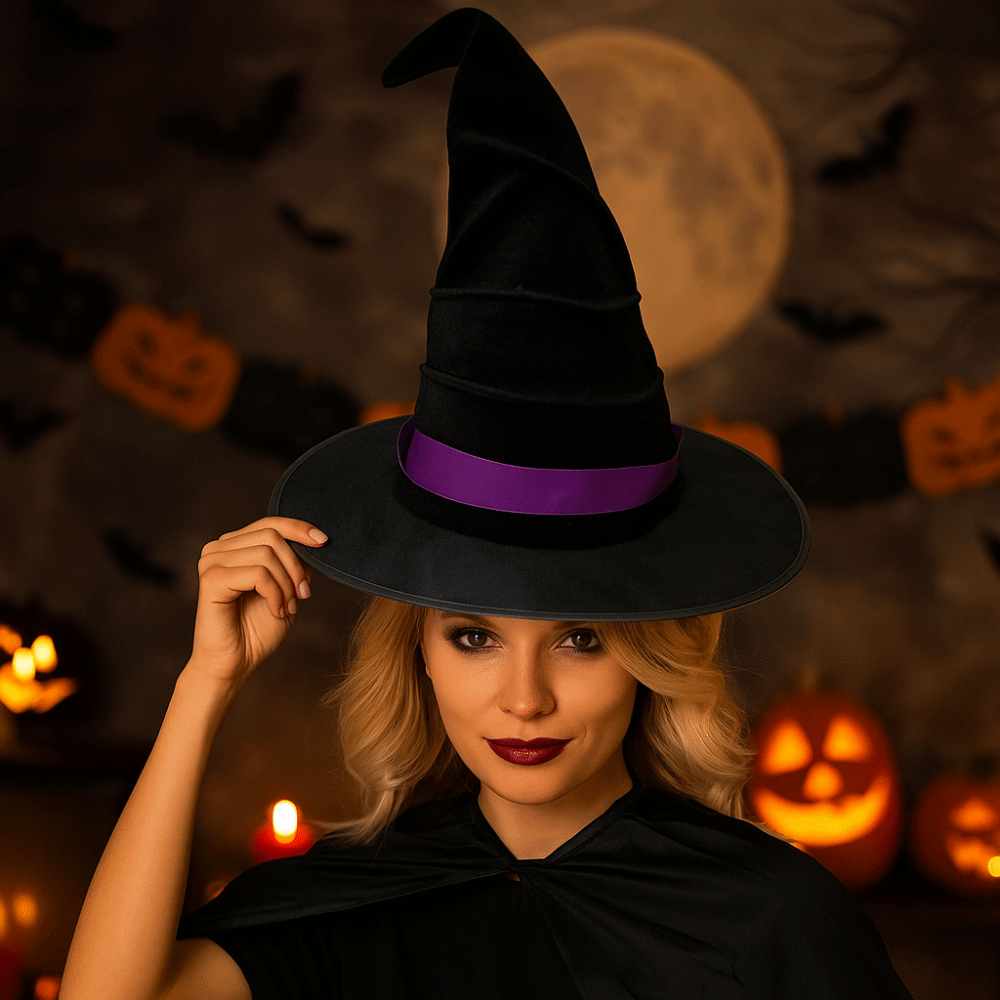 Easy Cosplay Prop - Chapeau de sorcière en velours facile