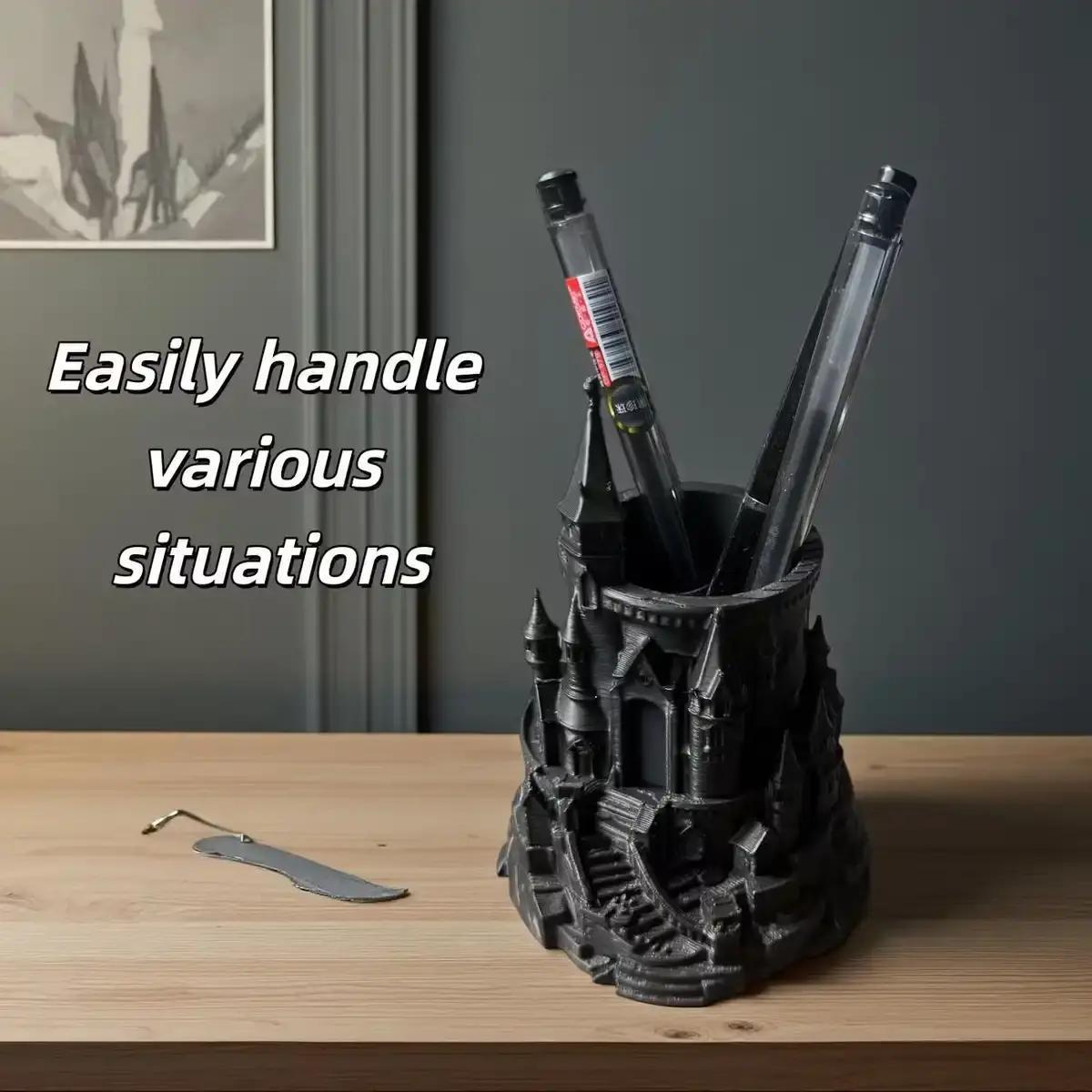 Cosplay Prop 3D Print - Porte-stylo Harry Potter style sombre, imprimé