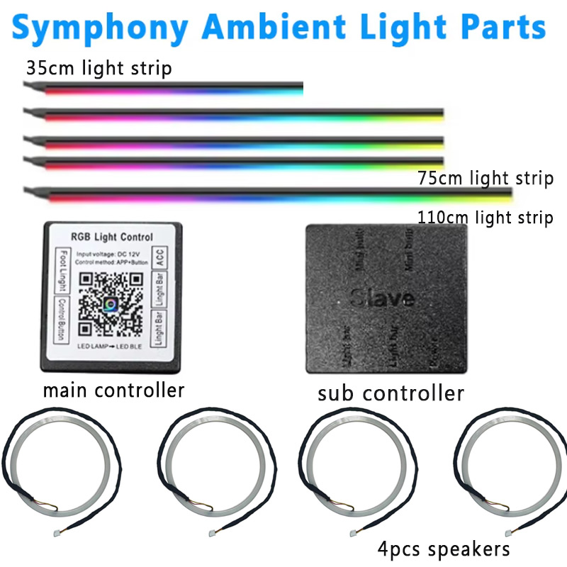 Led El Wire - Pièces de lampe d'ambiance 18/22 en