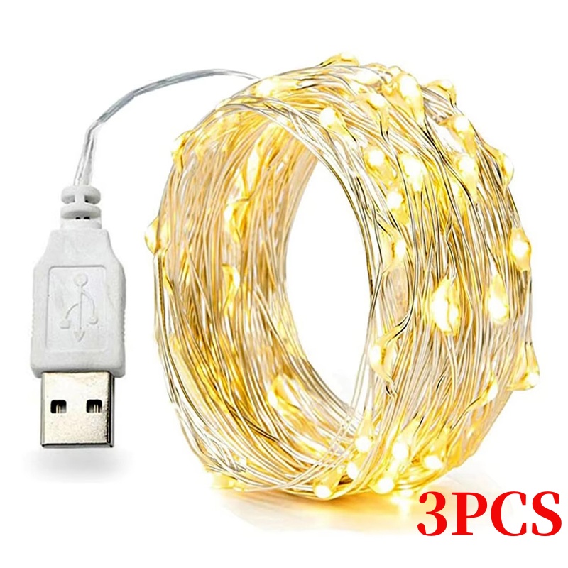 Led El Wire - Guirxiété lumineuse LED USB étanche, fil