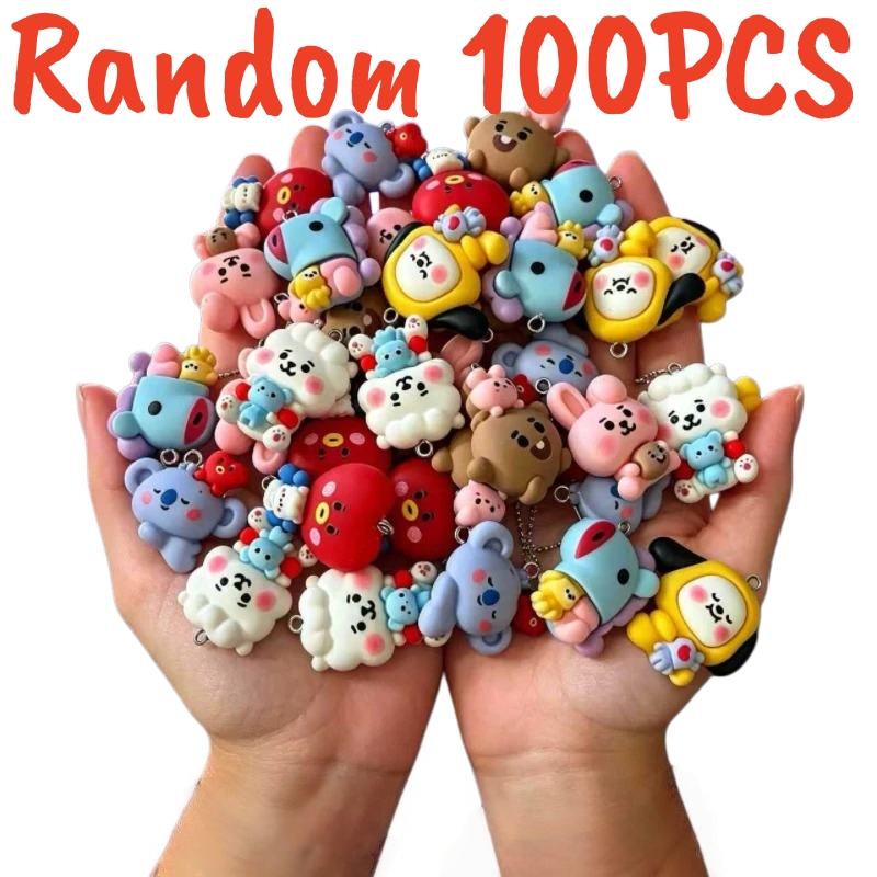 Cosplay Prop Making - 100 Breloques en Résine BT21 pour