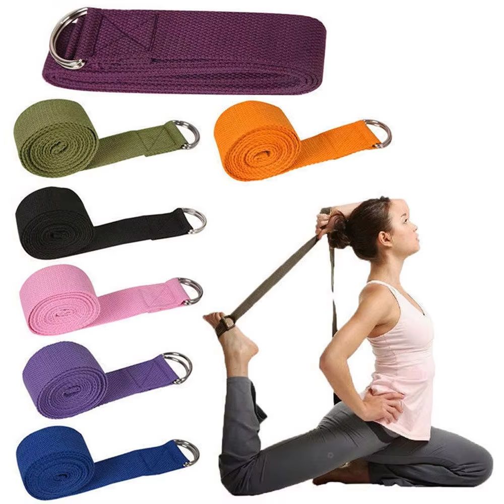 D Ring Strap - Sangle de yoga sportive de 180cm,