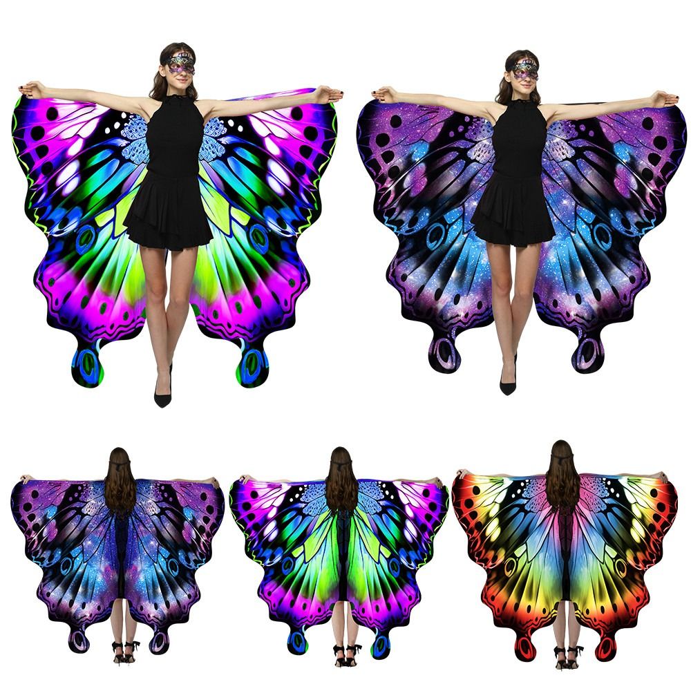 Cosplay Floating Prop - Cape châle et ailes de papillon