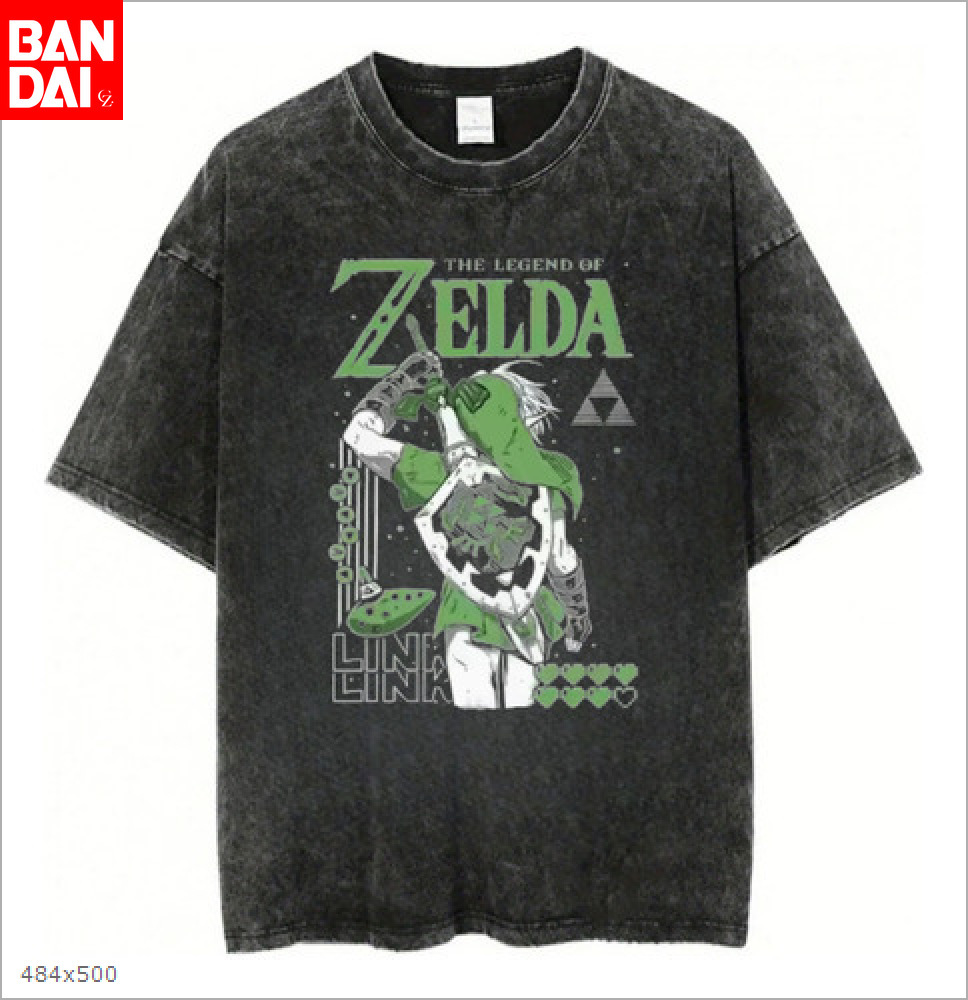 Cosplay Prop Dagger - T-shirt unisexe en coton noir délavé