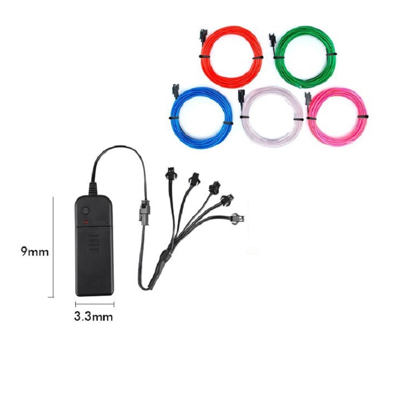 Câble métallique lumineux 5 en - Led El Wire avis et prix