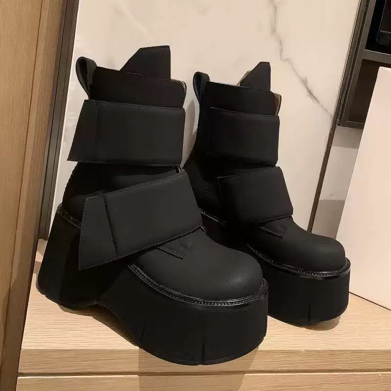 Nouvelles bottes pour femmes à - Velcro Hook Loop avis et prix