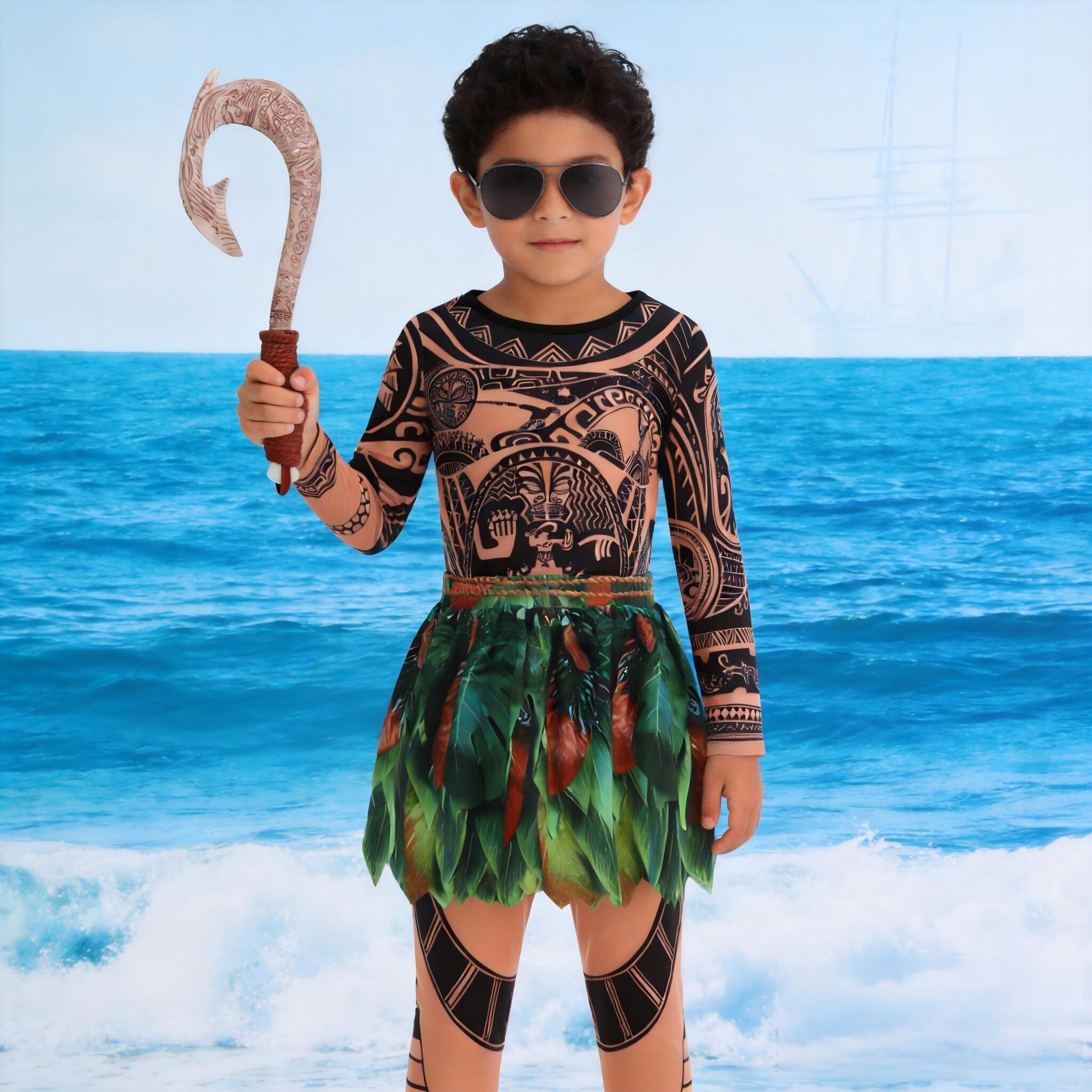Costume d'été Moana Maui pour  - Cosplay Prop Pattern avis et prix