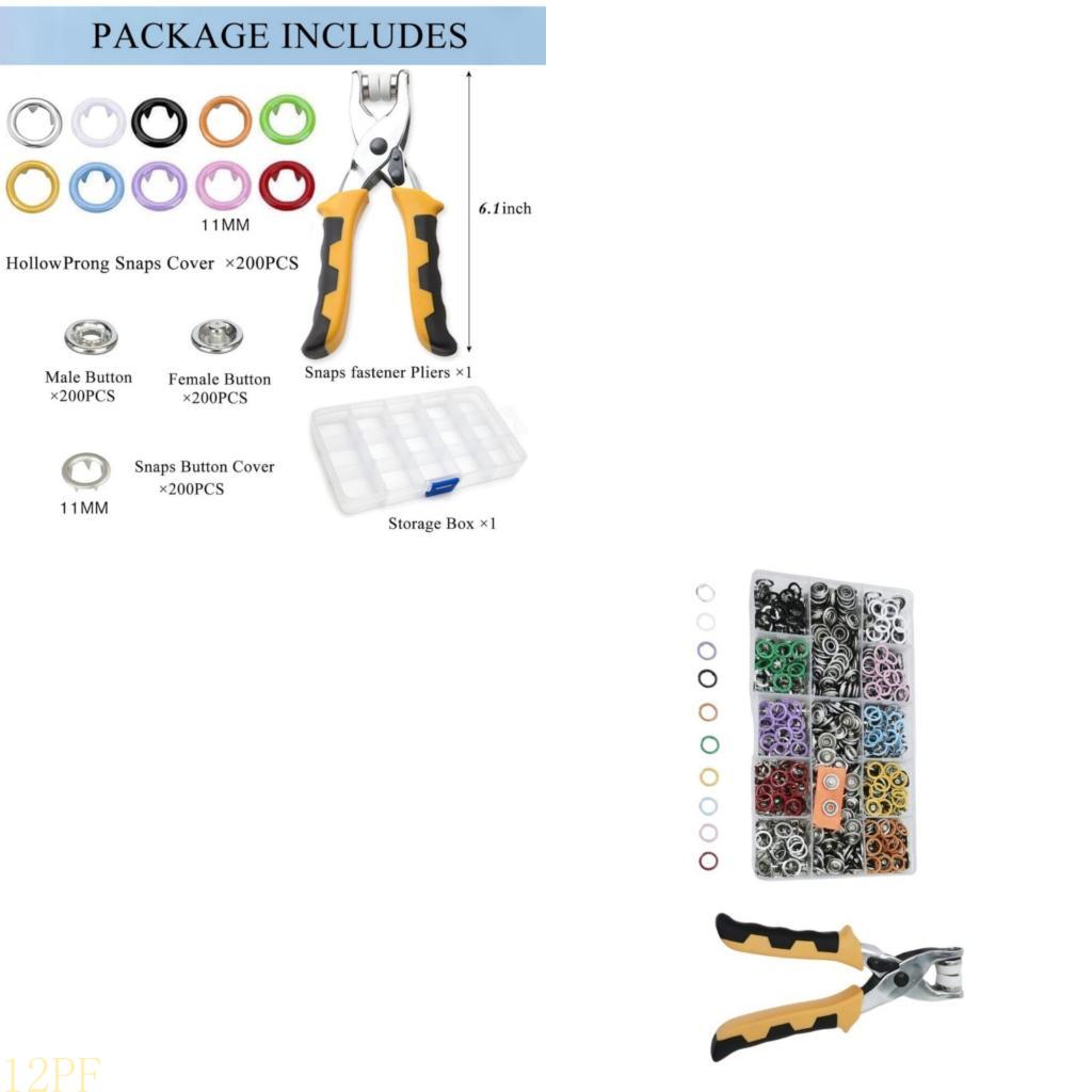 Boutons-pression en métal 12PF - Snap Plier Setter avis et prix