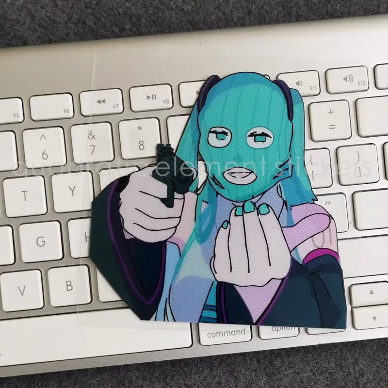 Autocollant Moto Miku Étanche  - Cosplay Floating Prop avis et prix