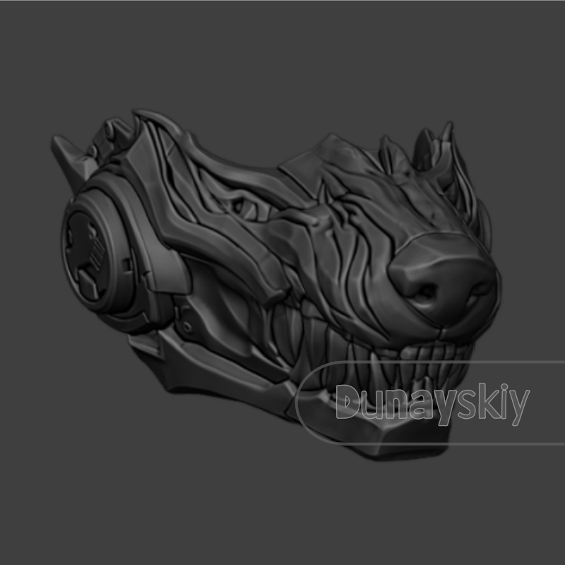 Masque de loup Valko Love and  - Cosplay Prop 3D Print avis et prix