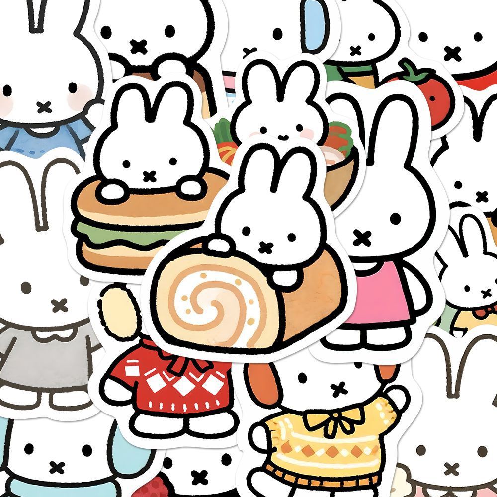 80 autocollants Kawaii Miffy m - Cosplay Floating Prop avis et prix