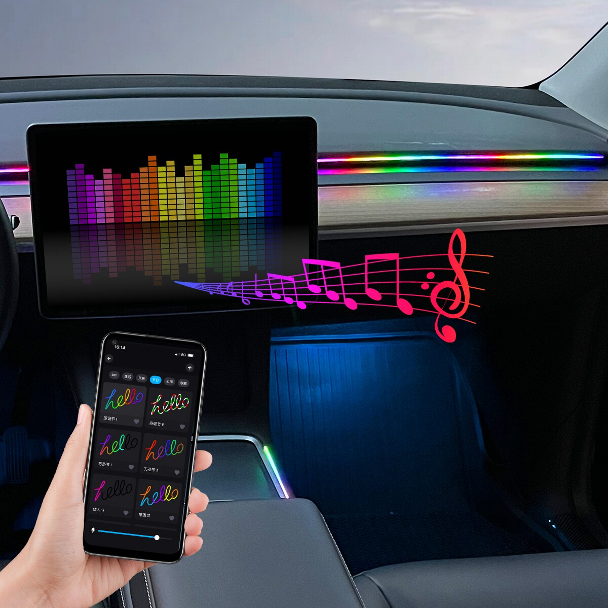 Lumière ambiante LED USB pour  - Led El Wire avis et prix