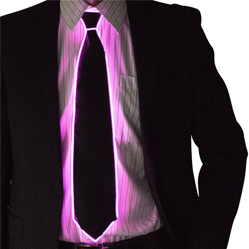 Hommes cravate lumineuse EL fi - Led El Wire avis et prix