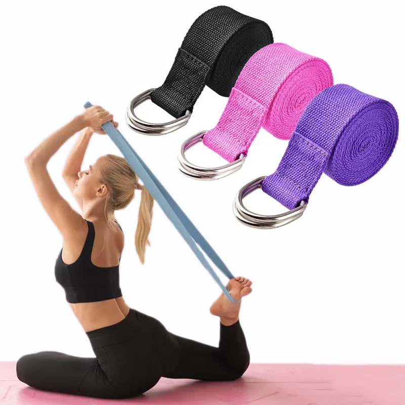 183*3.8cm sangle de Yoga coton - D Ring Strap avis et prix