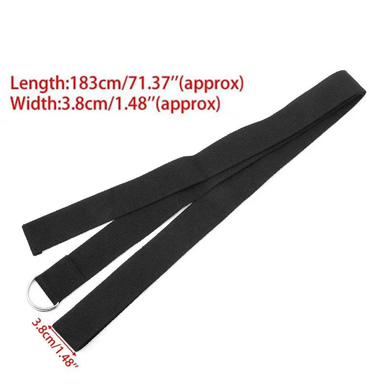 183*3.8cm sangle de Yoga coton - D Ring Strap avis et prix