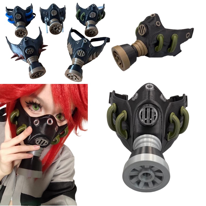 Masque à gaz noir imprimé en 3 - Cosplay Prop 3D Print avis et prix
