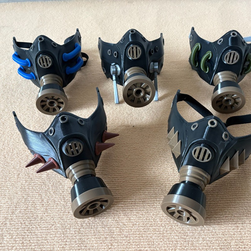 Masque à gaz noir imprimé en 3 - Cosplay Prop 3D Print avis et prix