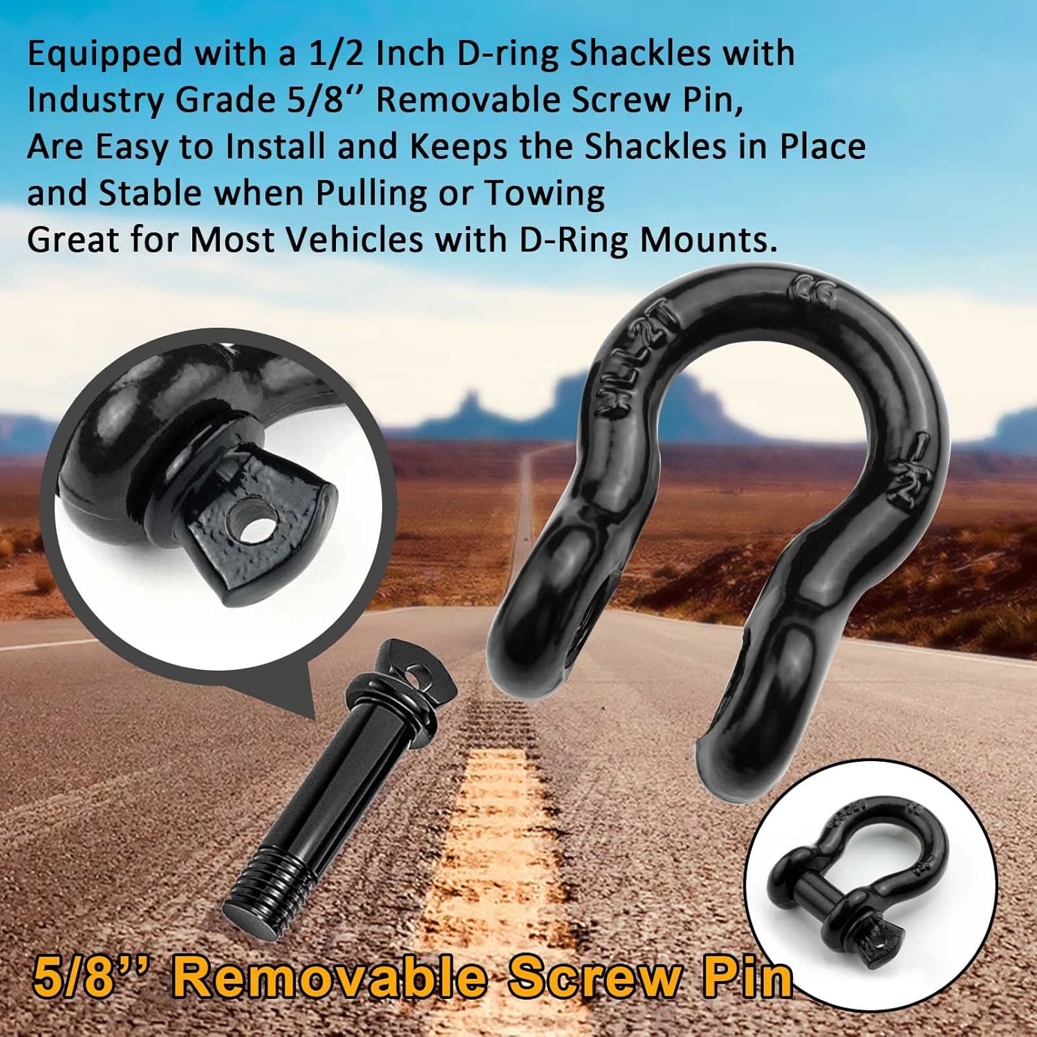 Manille en D de 1/2 po avec go - D Ring Strap avis et prix