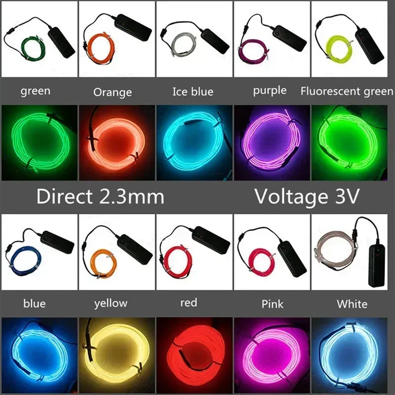 1M/3M/5M Flexible néon boule r - Led El Wire avis et prix