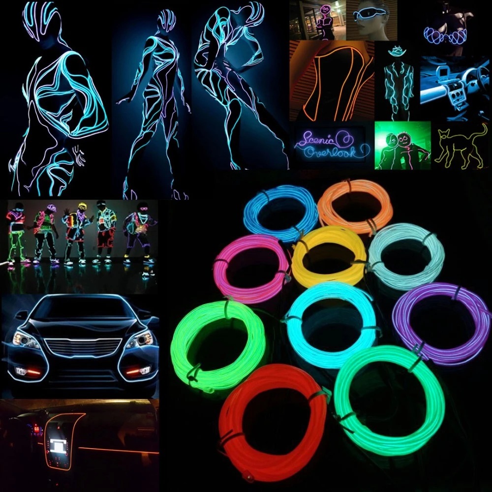 10m/5m/3m/1m 3V batterie 5V US - Led El Wire avis et prix